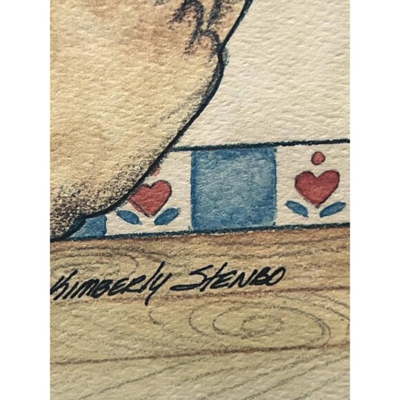 Country Kitchen Framed Print Kimberly Stenbo Figi Graphics 1990s Farm Animals - Picture 8 of 8